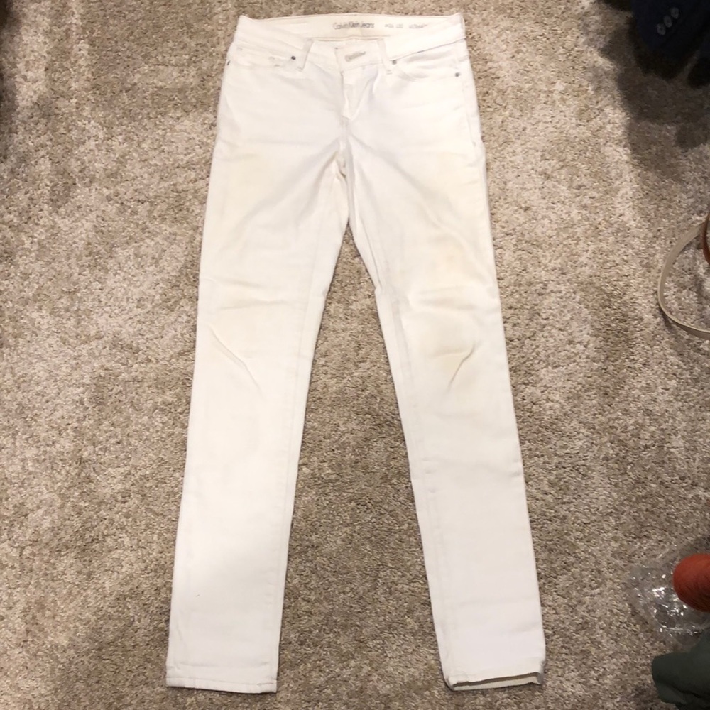 Calvin Klein Jeans White Ultimate Skinny